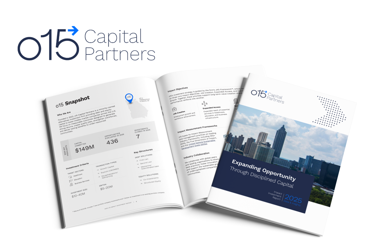 Impact investment report design &amp; development.