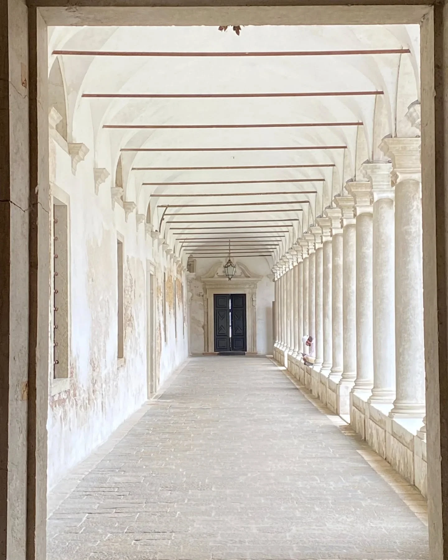 Timeless architecture always stops me in my tracks

These cloisters at the Fondazione Giorgio Cini in Venice are a reminder of how powerful stone can be when it&rsquo;s shaped with intention, rhythm, proportion, light, shadow. Nothing loud, nothing f