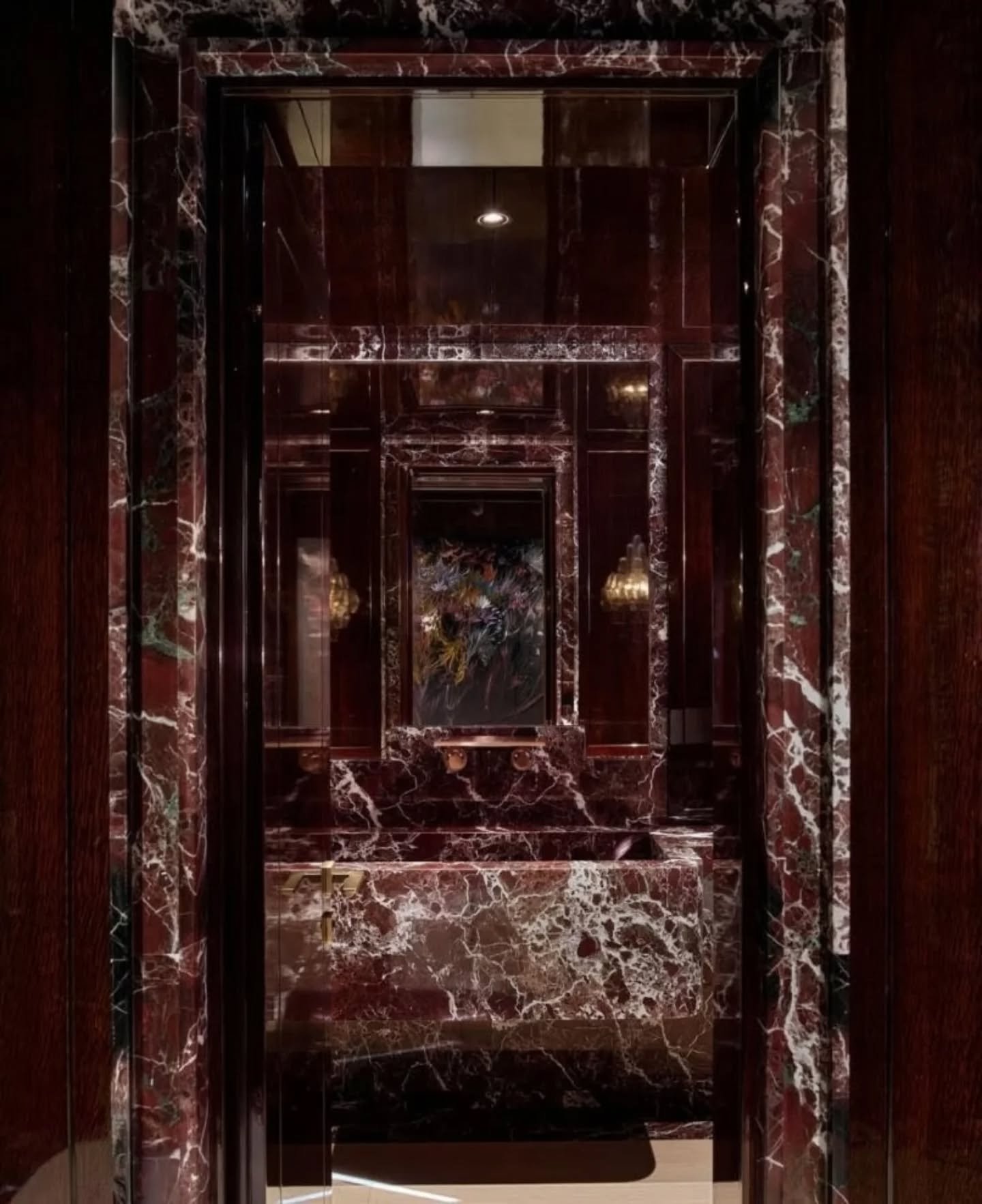 Some spaces just stop you in your tracks and this one by @mehmetsezai for a Bosphorus mansion is exactly that. Deep, dramatic stone from floor to ceiling and somehow it just works. Proof that you really can&rsquo;t overdo marble when the vision is th