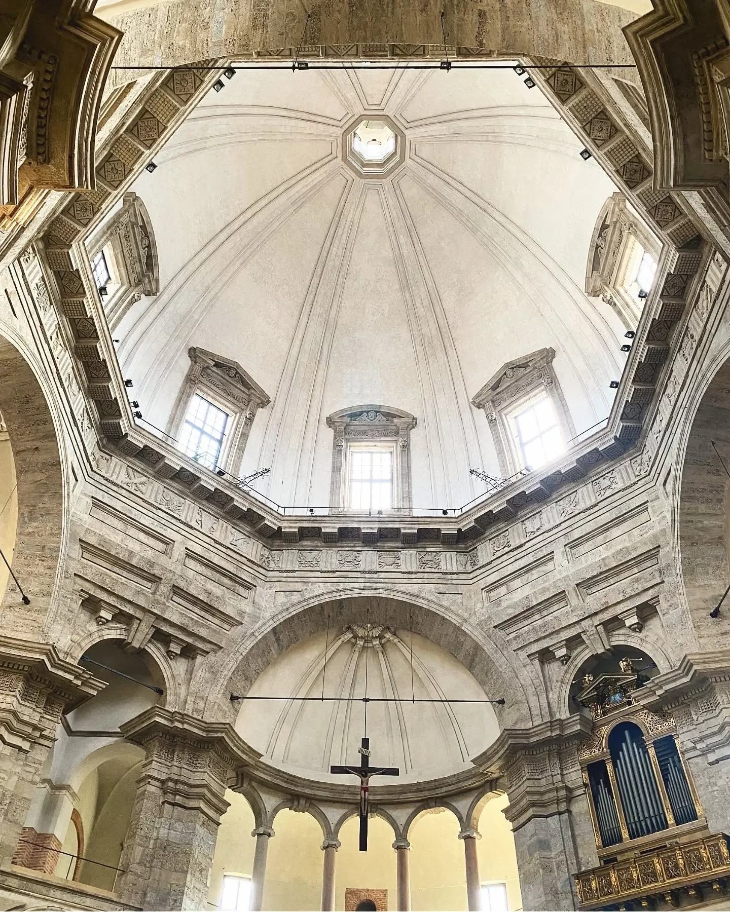 Walking into San Giorgio Maggiore in Venice makes you slow down. 

Not because it&rsquo;s showy, but because everything feels considered. The stone, the proportions, the way light moves through the space. 
Nothing is competing.

This is why we look t