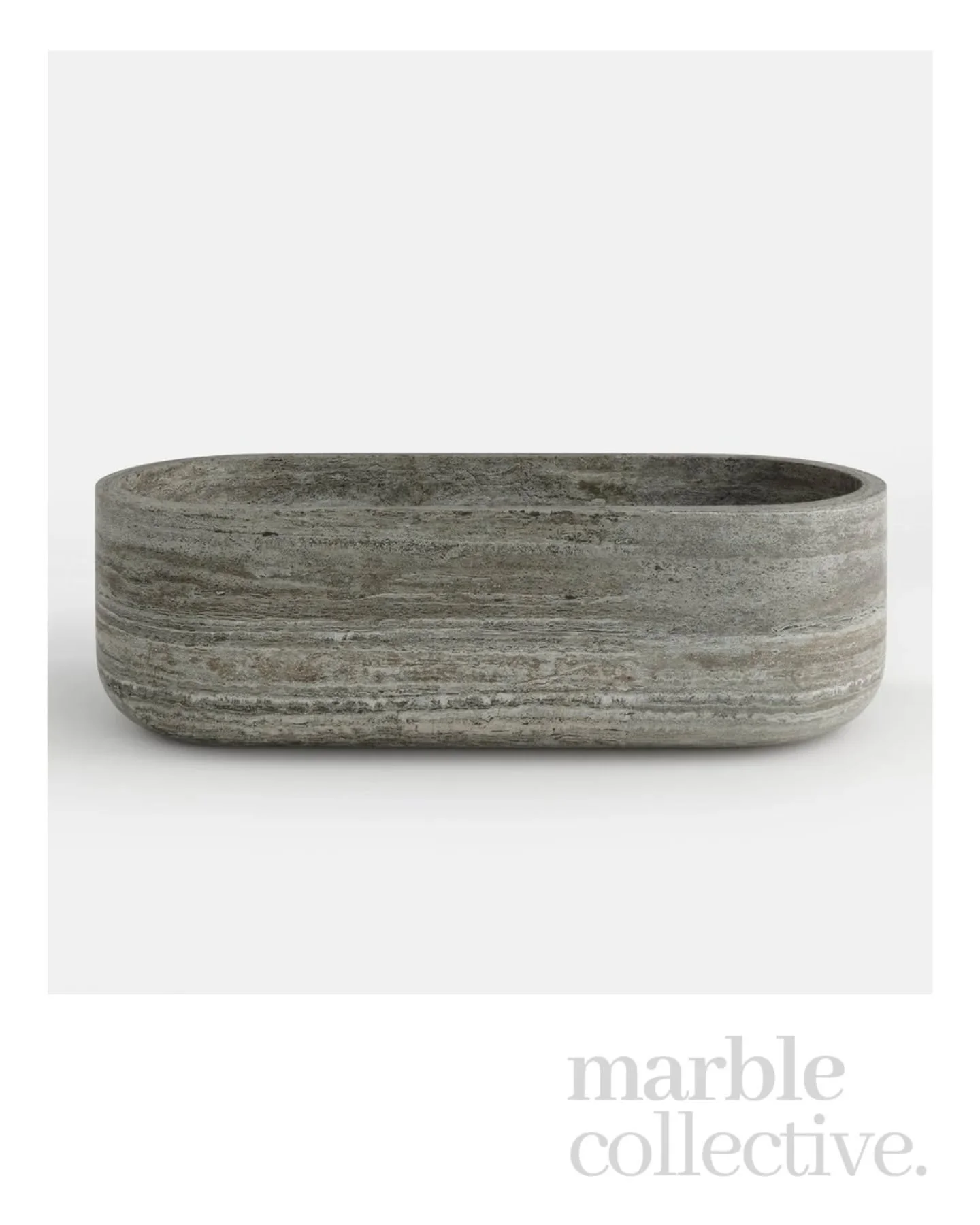 A lot of you asked about this one.

We shared the Dorian bath recently sitting quietly in a beautiful bathroom and the messages started coming in straight away, so we thought it deserved a closer look.

This is the Dorian. 

Carved from a single bloc