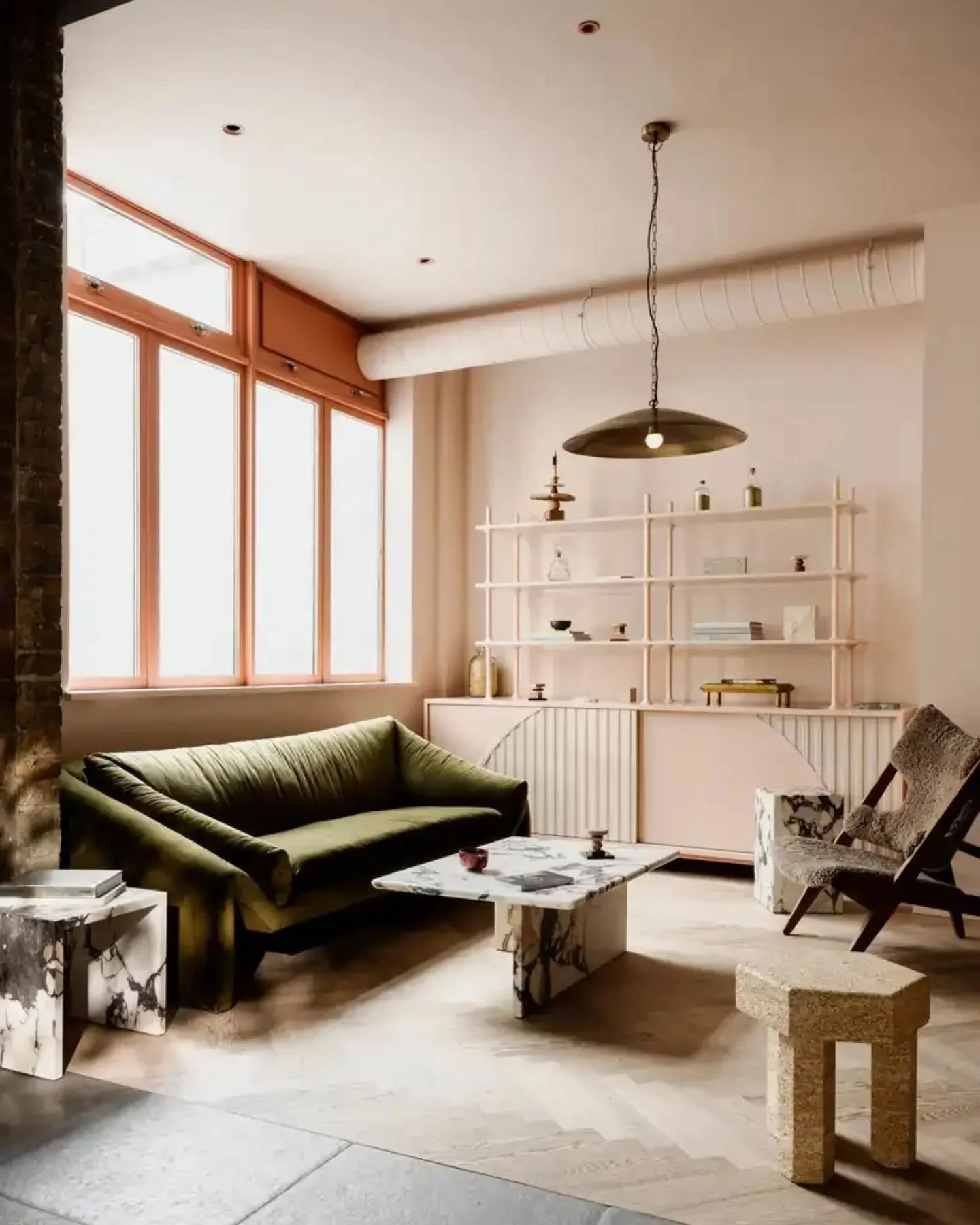 The showroom is starting to feel a little more like home.

Every piece in these images has been chosen for a reason. Different stones, different finishes, different ways of working with the material. Some are subtle, some make a statement but togethe