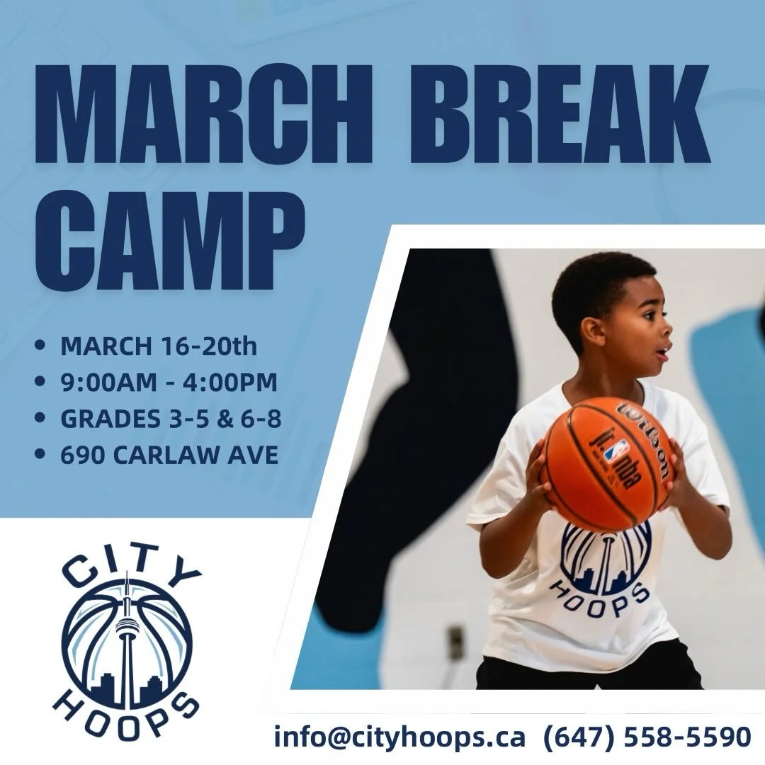 Only 1 week from March Break Camp

Spots are limited, don&rsquo;t miss out!

#CityHoops #Toronto #Basketball #Youth #Camp