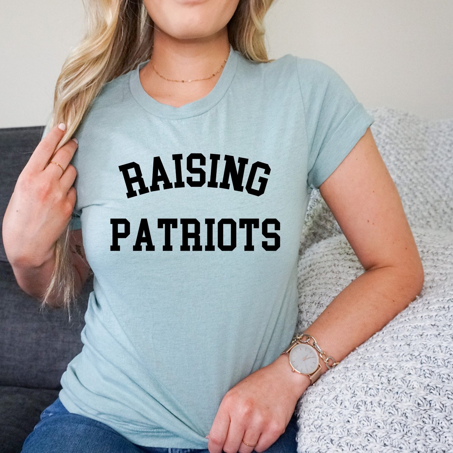 Raising Patriots Shirt, American Mom, Raising Lions, , Patriotic Mom Shirt,  Conservative Mom, Republican Mom Shirt, USA mom — Ever American