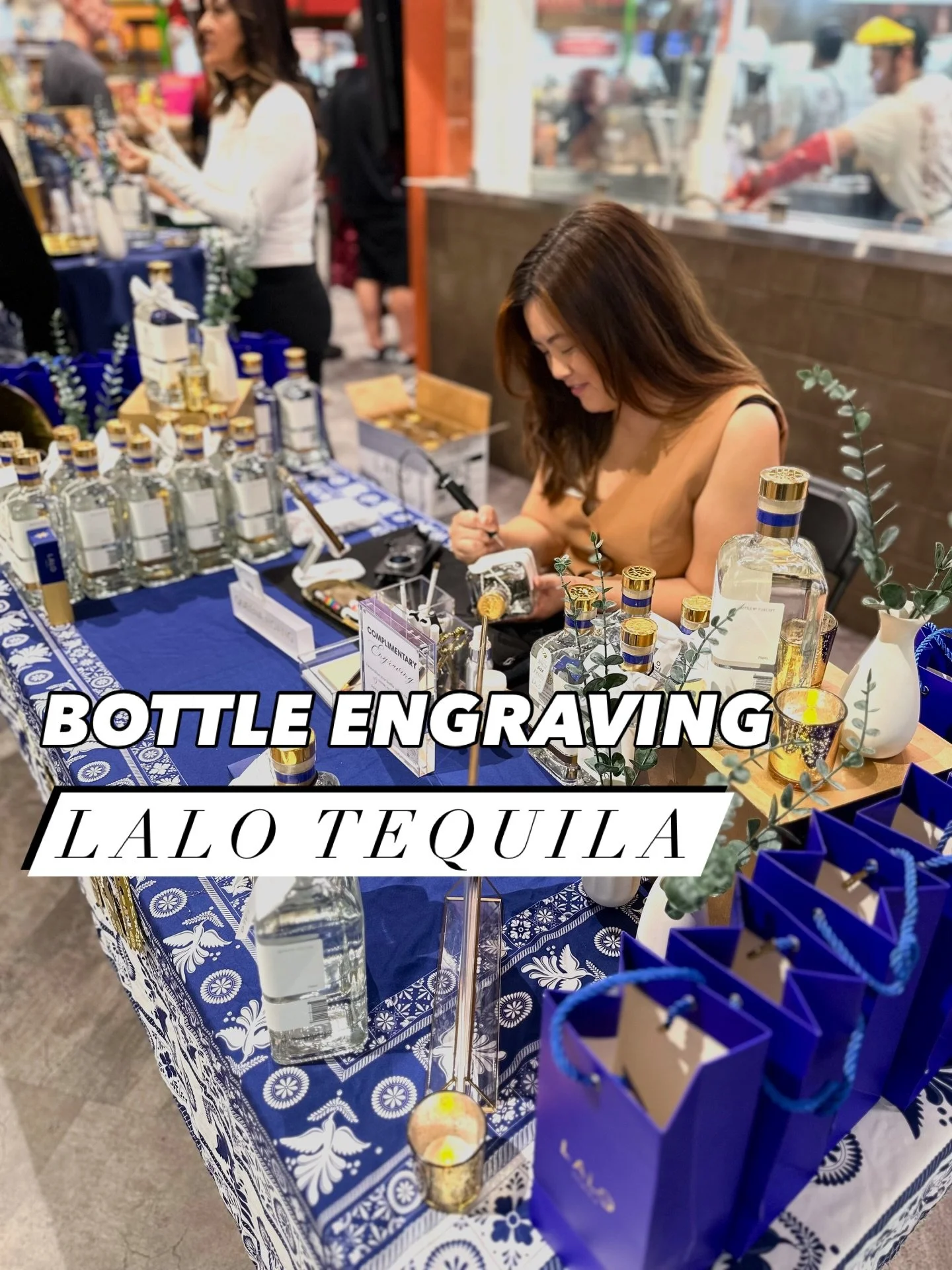 Engraved bottles of @lalospirits tequila on behalf of Team @lettersandfeathers 🤍✨

Why does Christmas feel like it was just last week and yet we&rsquo;re already booking for Valentine&rsquo;s Day?! Time please slow down!