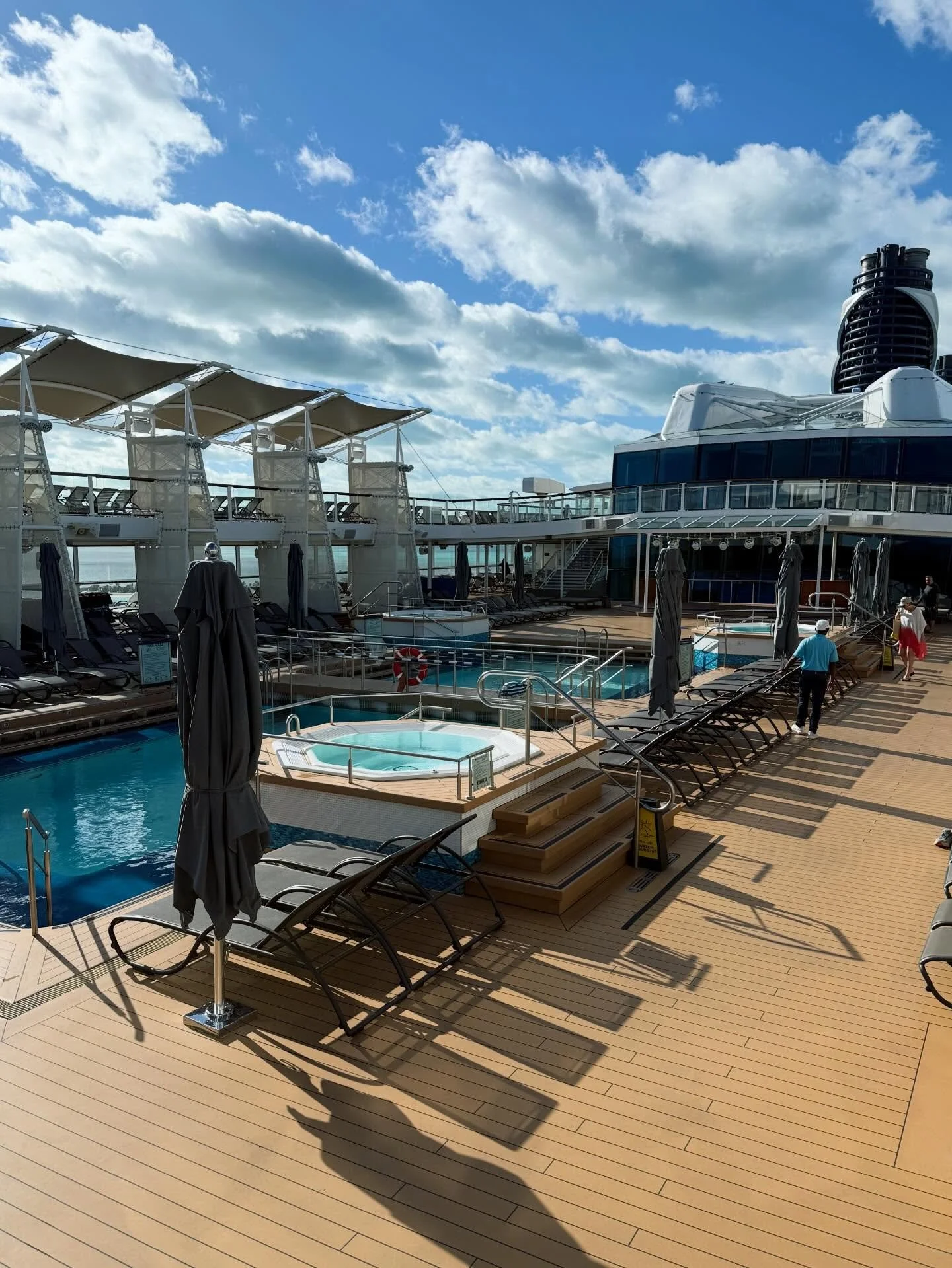 Today brought us to Perfect Day at CocoCay, Bahamas, our last (and only) port stop of the cruise on Celebrity Reflection.

We started the morning with a quick breakfast in the Oceanview Caf&eacute;. Jay wrapped up some work, while Jenn headed off to 