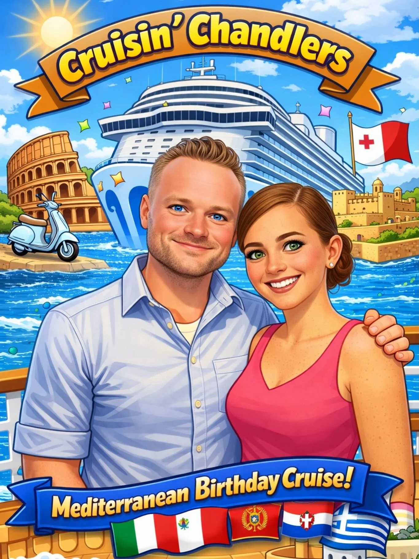 In just one week, we&rsquo;ll be setting sail on our very first Mediterranean adventure together aboard the beautiful Enchanted Princess! 🚢✨

We&rsquo;ll be exploring some incredible destinations in Italy, Malta, Croatia, Montenegro, and Greece. Fro