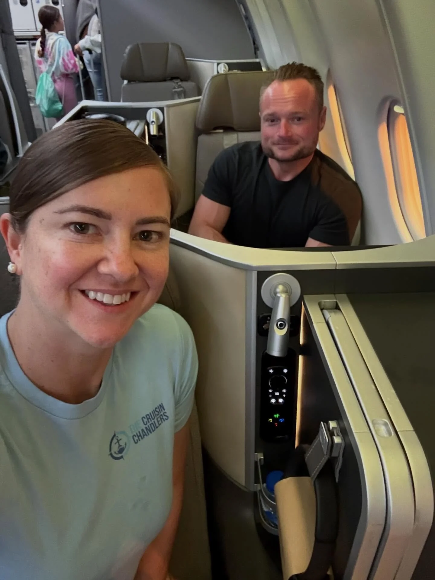 We made it to Rome, Italy! ✈️ 🇮🇹🍷 

After an exciting travel day, we officially landed in Italy. Our TAP Air Portugal flights were comfortable and uneventful, which is exactly what you hope for on a long journey. 

We both enjoyed the grilled beef