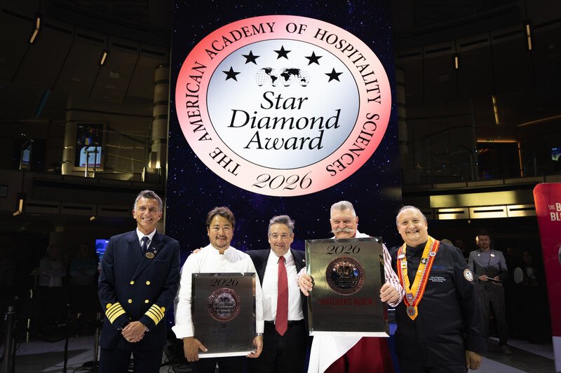 Princess Cruises Earns Prestigious 2026 International Five Star Diamond Award