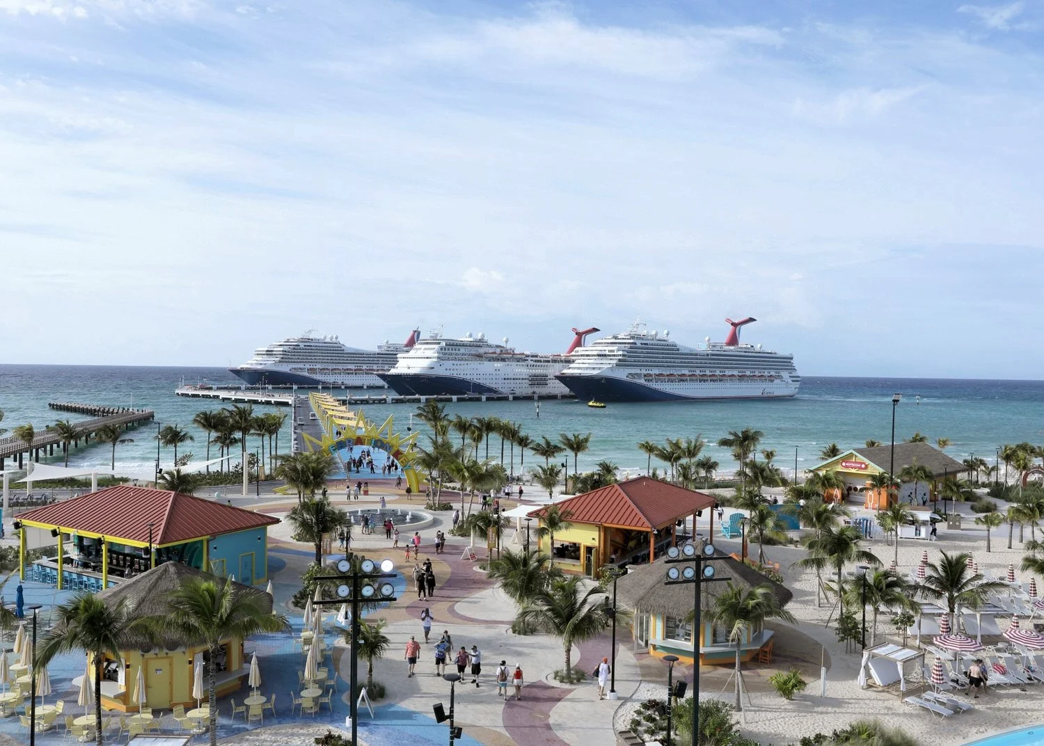 Carnival Corporation Completes Pier Extension for Celebration Key