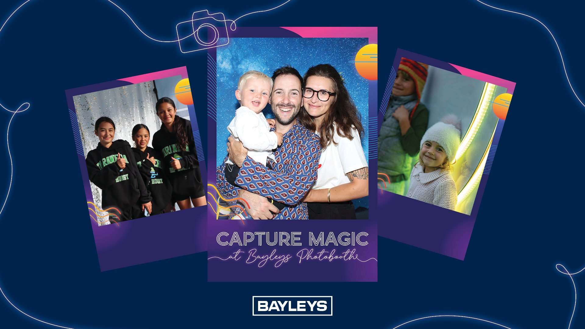 Bayleys’ Photobooth — Light Up Whakatane