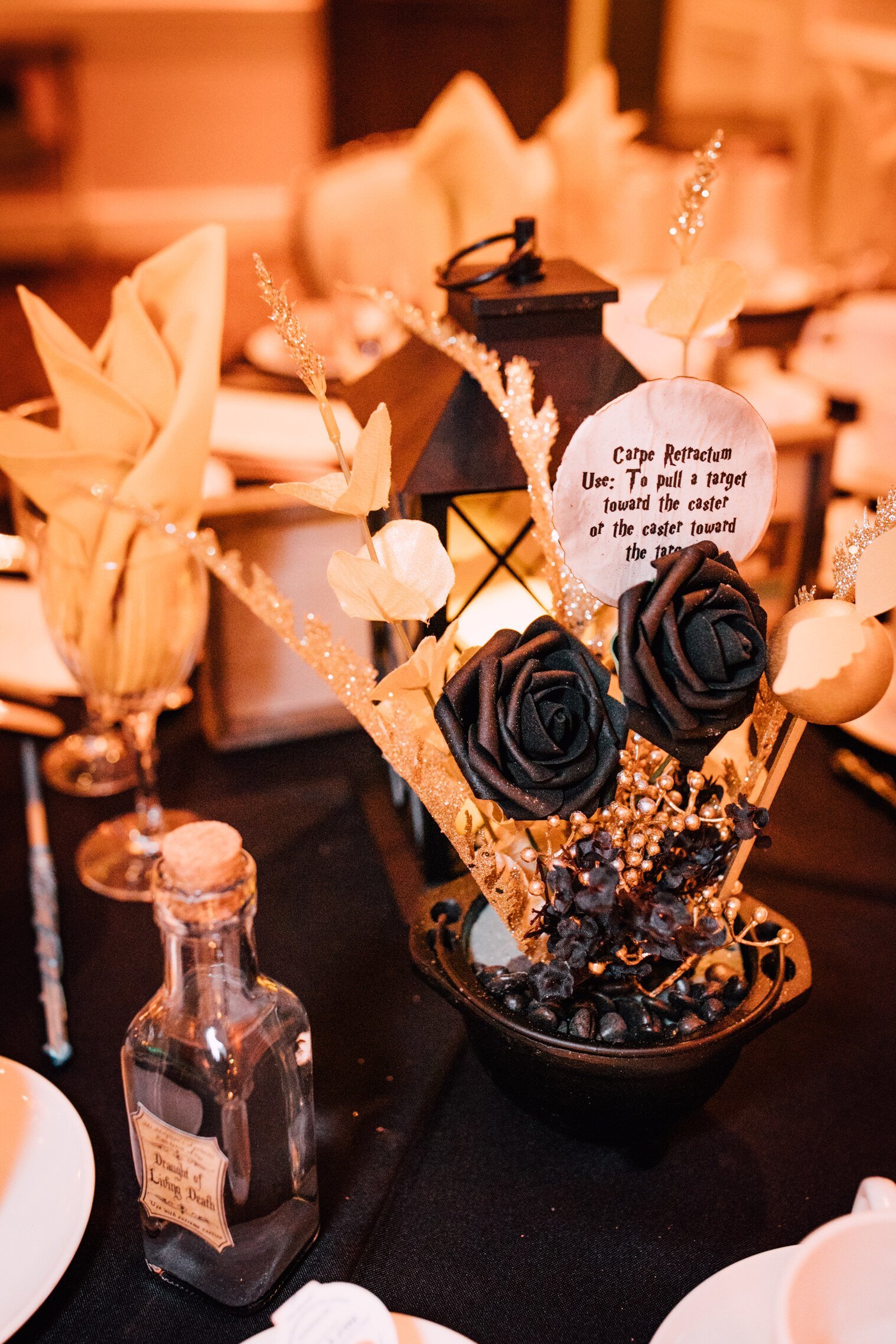  harry potter wedding table decor 