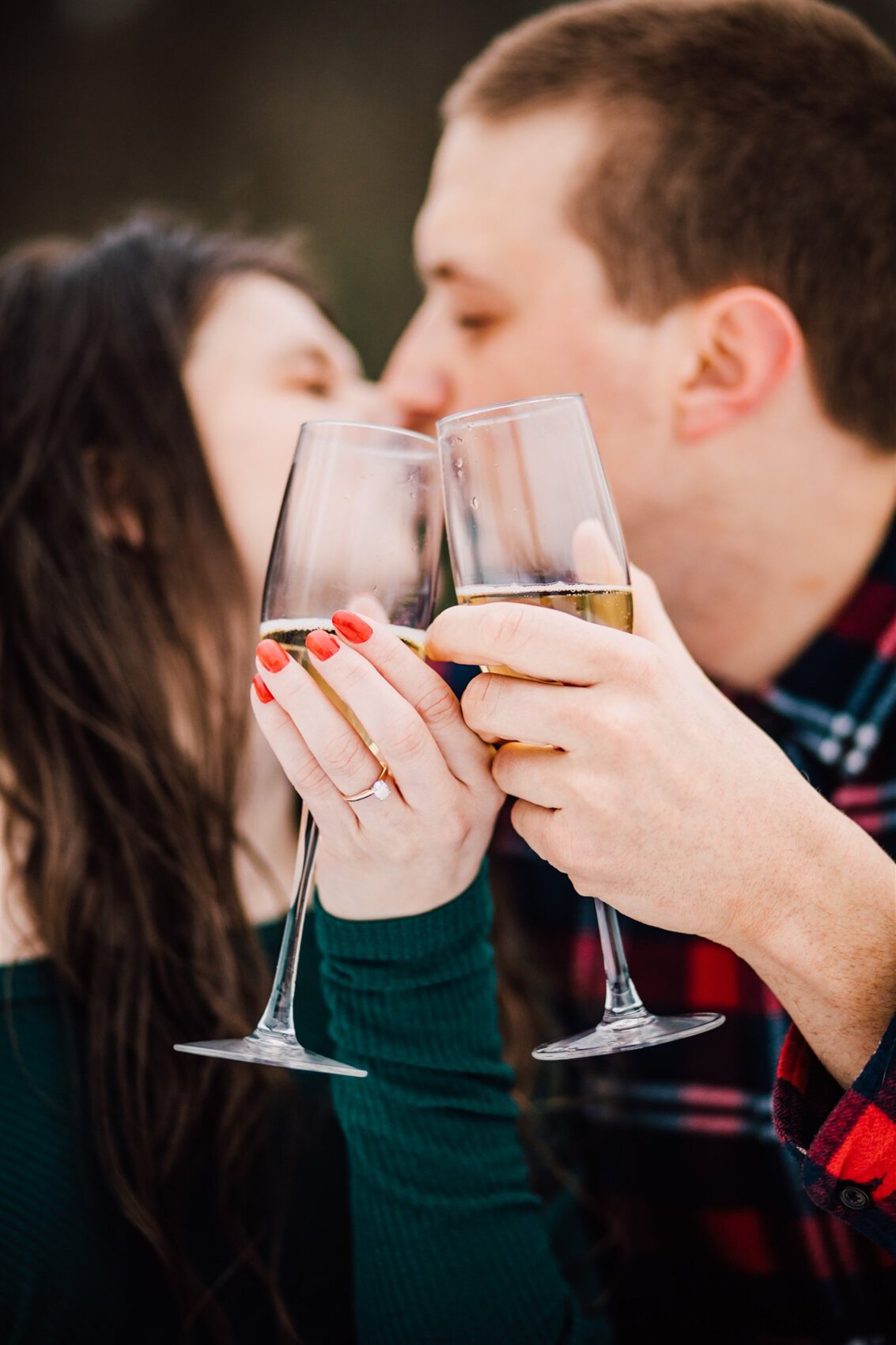 Christmas Tree Farm Engagement Session Winter 2020