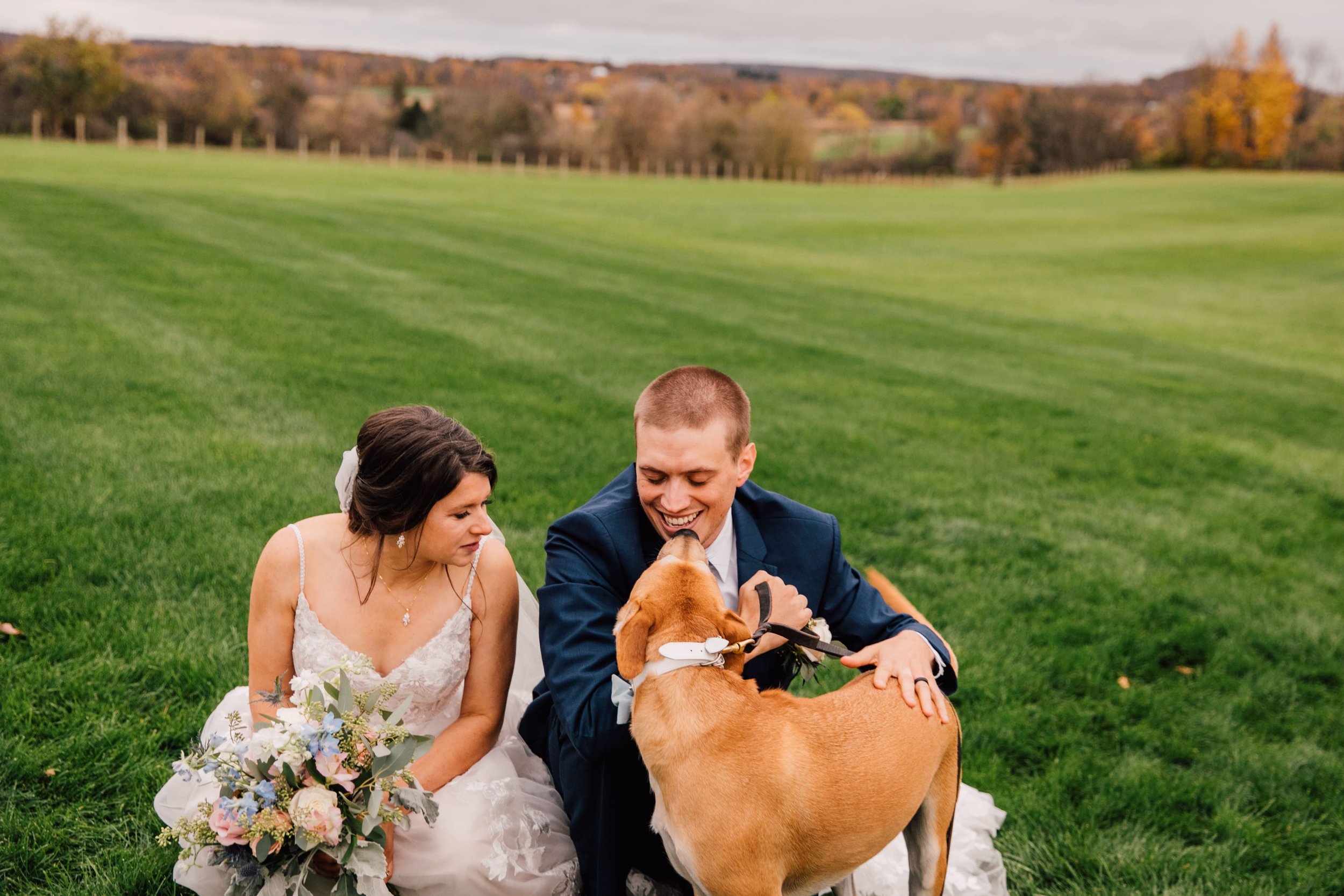 fall wedding photos