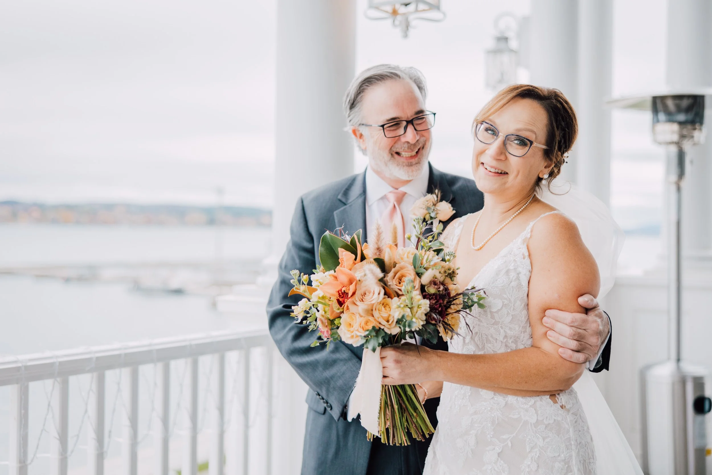 Rebecca + Kevin’s Intimate November Wedding at Skaneateles Country Club