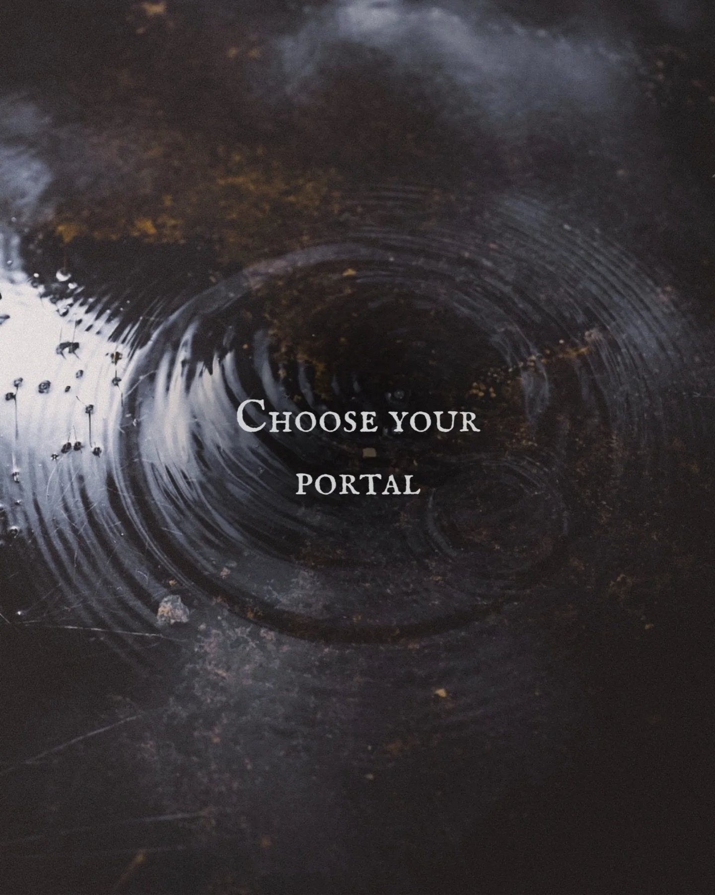 CHOOSE YOUR PORTAL

Which one would you choose to go through and what do you think you&rsquo;ll find there?

🌲the Green Archive
🪾the Listening Hollow
🟠the Golden Arch
🍁the Last Light Crossing 
🧊the Blue Passage 
🪨the Stone That Sing 
🔮the Unpr