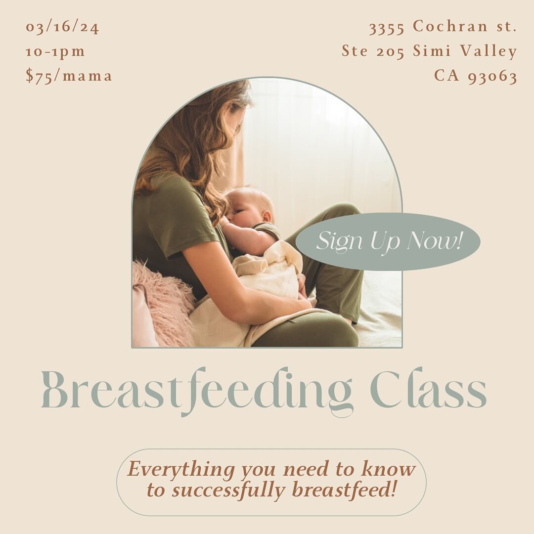 Mamas local to LA &amp; Ventura counties, we are hosting a breastfeeding class in March that you will not want to miss! We wrote this curriculum after helping hundreds of mamas to breastfeed and we are excited to offer you a comprehensive, in person 
