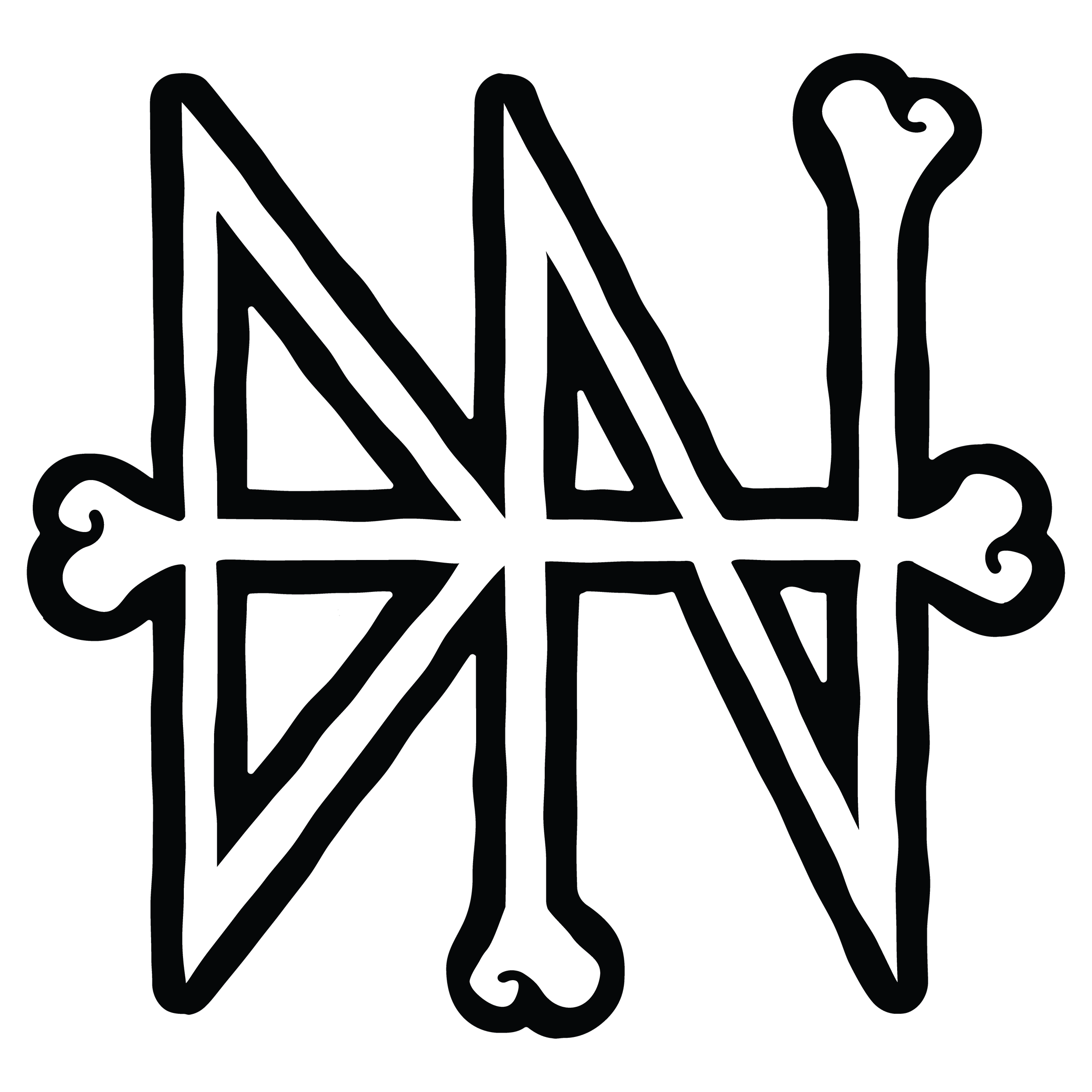 dednamez logo black outline