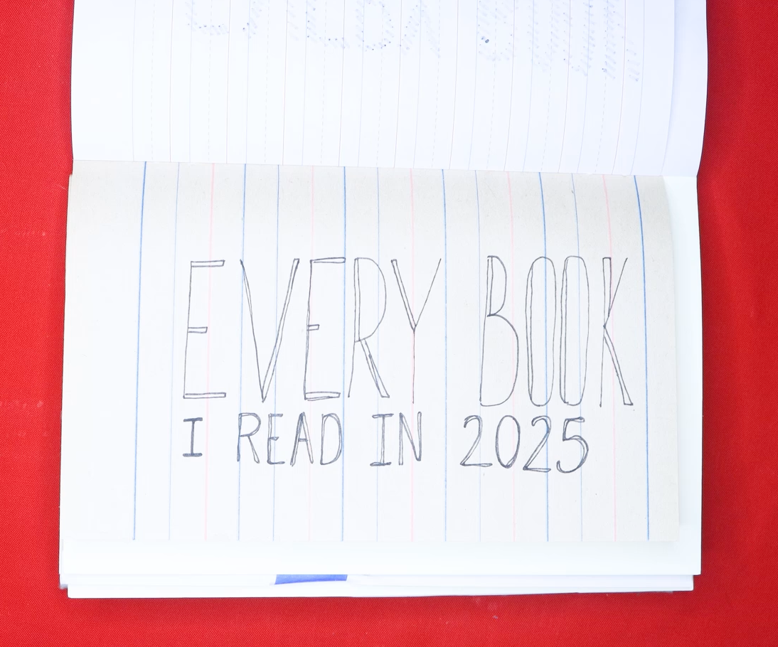 “Every Book I Read in 2025” Animation