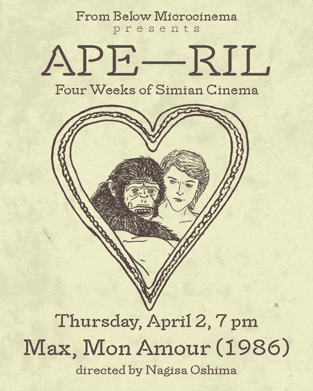 Ape-Ril Poster Max Mon Amour.png