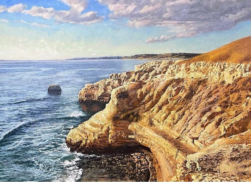 @henrycockingtonartist - what can we say, except WOW!! 

Gull Rock has been my favourite place since I was about 5yrs old.  I used to visit here with my Grandparents - Grandpa Mac would show us all the fossils in the cliffs and Grandma A would point 