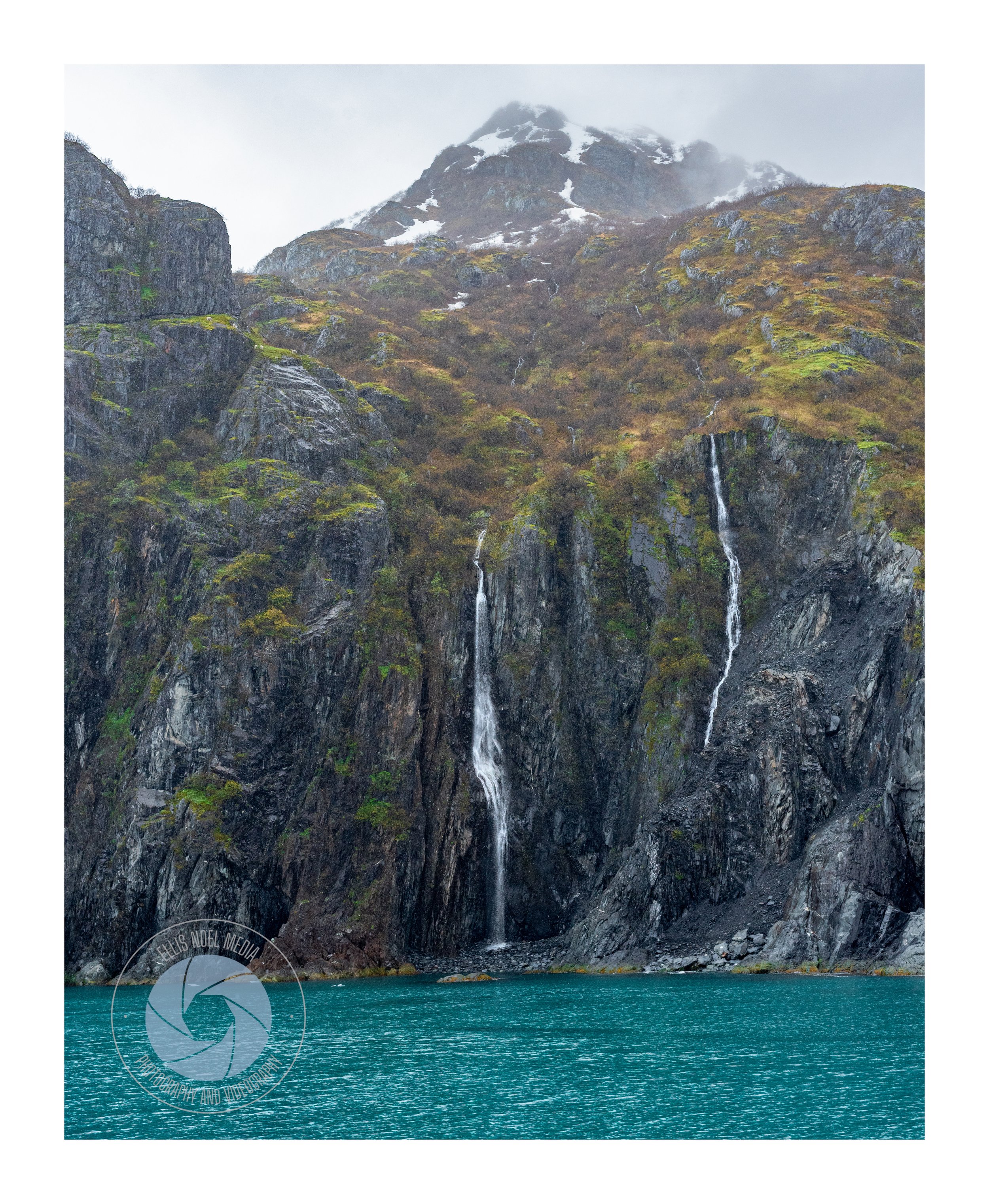 Mountainside Waterfall