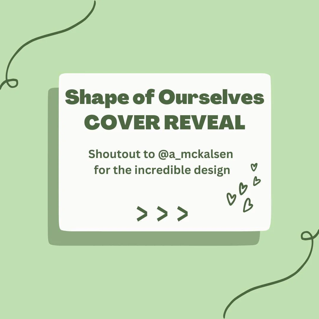 So excited to reveal the cover for my next release, Shape of Ourselves! I'm full of gratitude to work with such a talented cover designer, @a_mckalsen. She transformed my vague rambling ideas into a stunning cover.
Preorders will be launching later