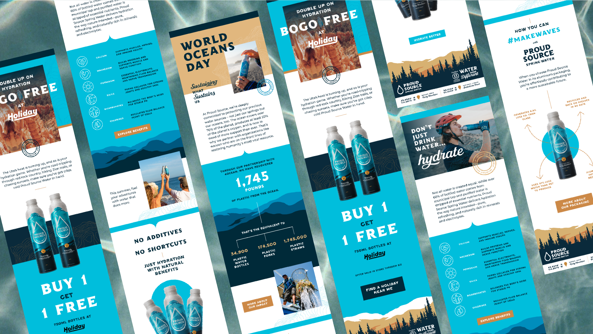 Proud Source Water  |  Email, Digital Design