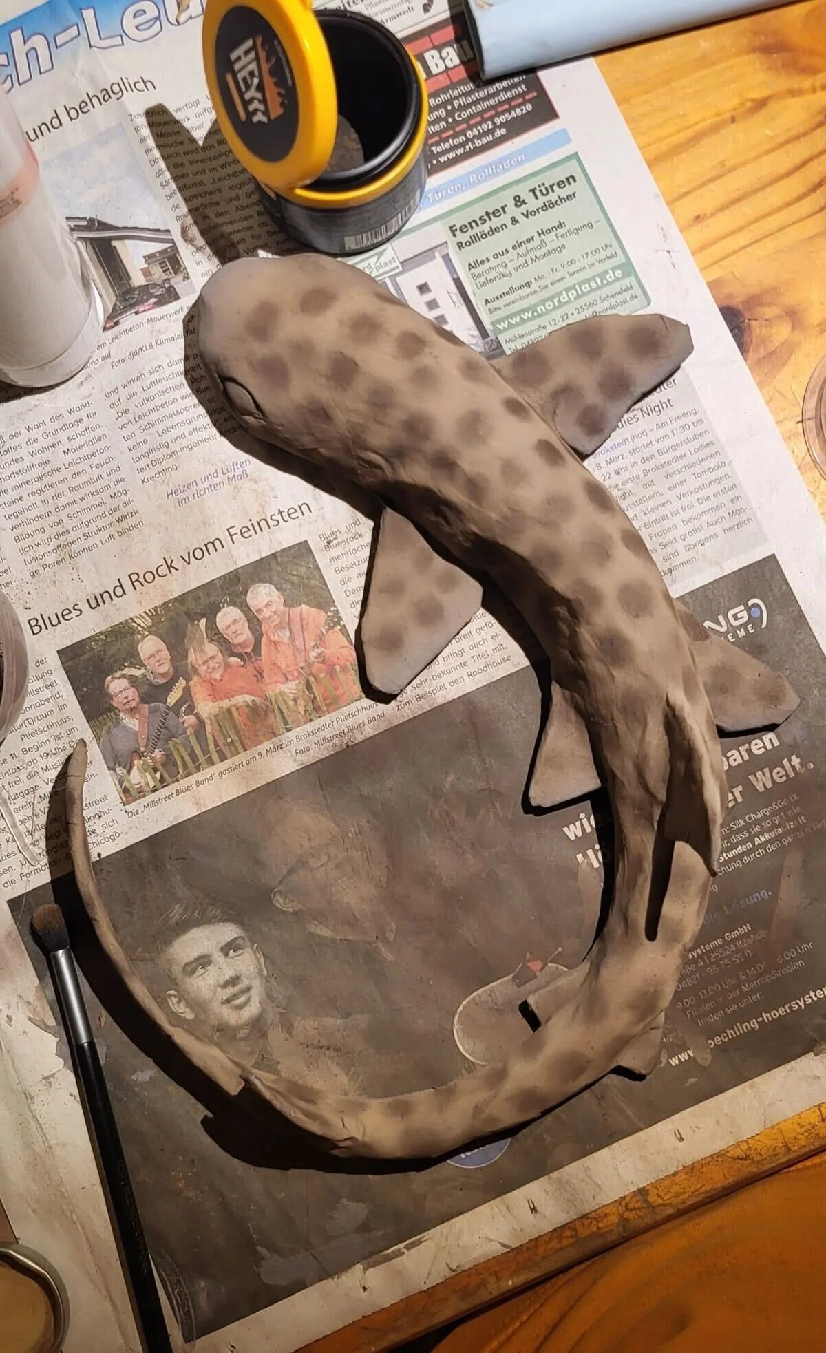 Recycled Material Sculpture
