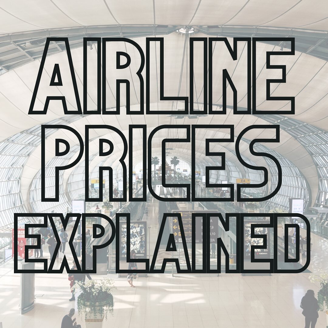 Airline prices are complex. One day they&rsquo;re up $200 the next day they&rsquo;re down $50. In our newest blog we give some insight on the &ldquo;bucket system&rdquo; that airlines use for pricing. Check it out! Link in bio!