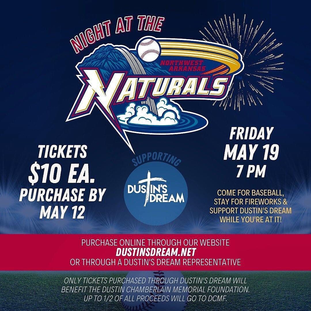Hey NWA Friends! We&rsquo;re giving away 10 tickets 🎟️ to the @nwanaturals Game on Friday, May 19th! This game will support our local partners @dustinsdream and their missions efforts in the beautiful country of Guatemala 🇬🇹 Let us know how many t