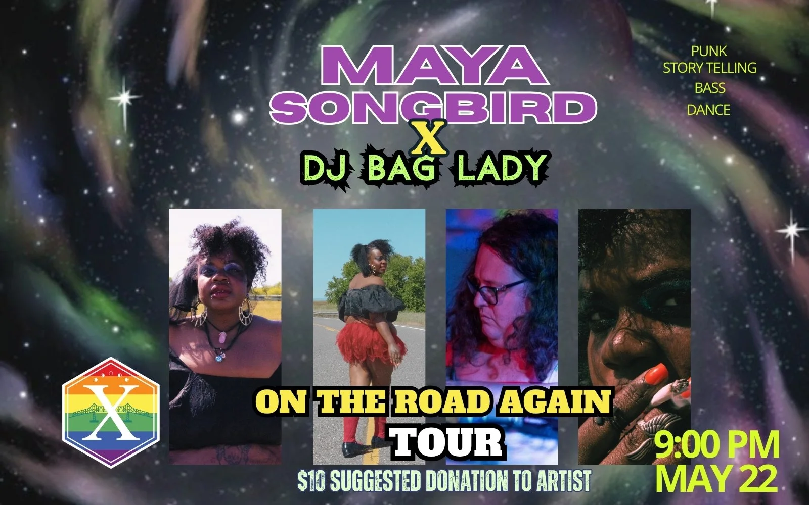 Maya Songbird x DJ Bag Lady: On The Road Again Tour