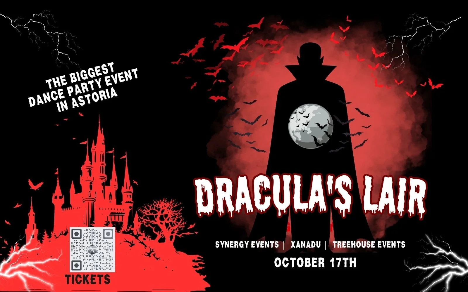 Dracula's Lair: Synergy Events Halloween Dance Party)