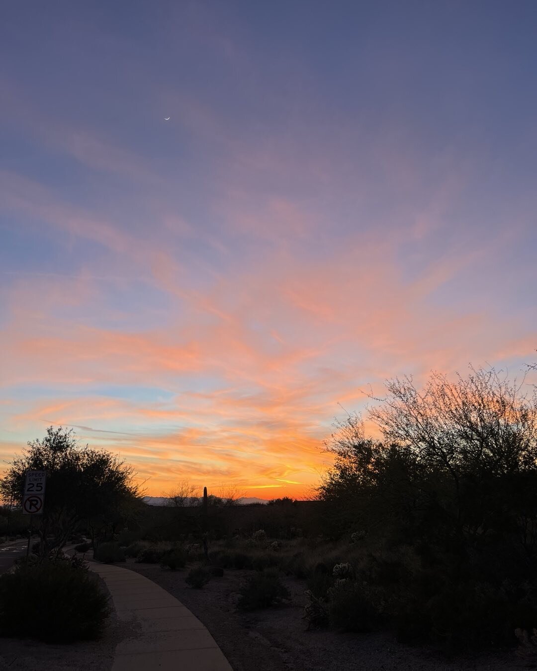 Arizona sunset.  It does not get old. 💕