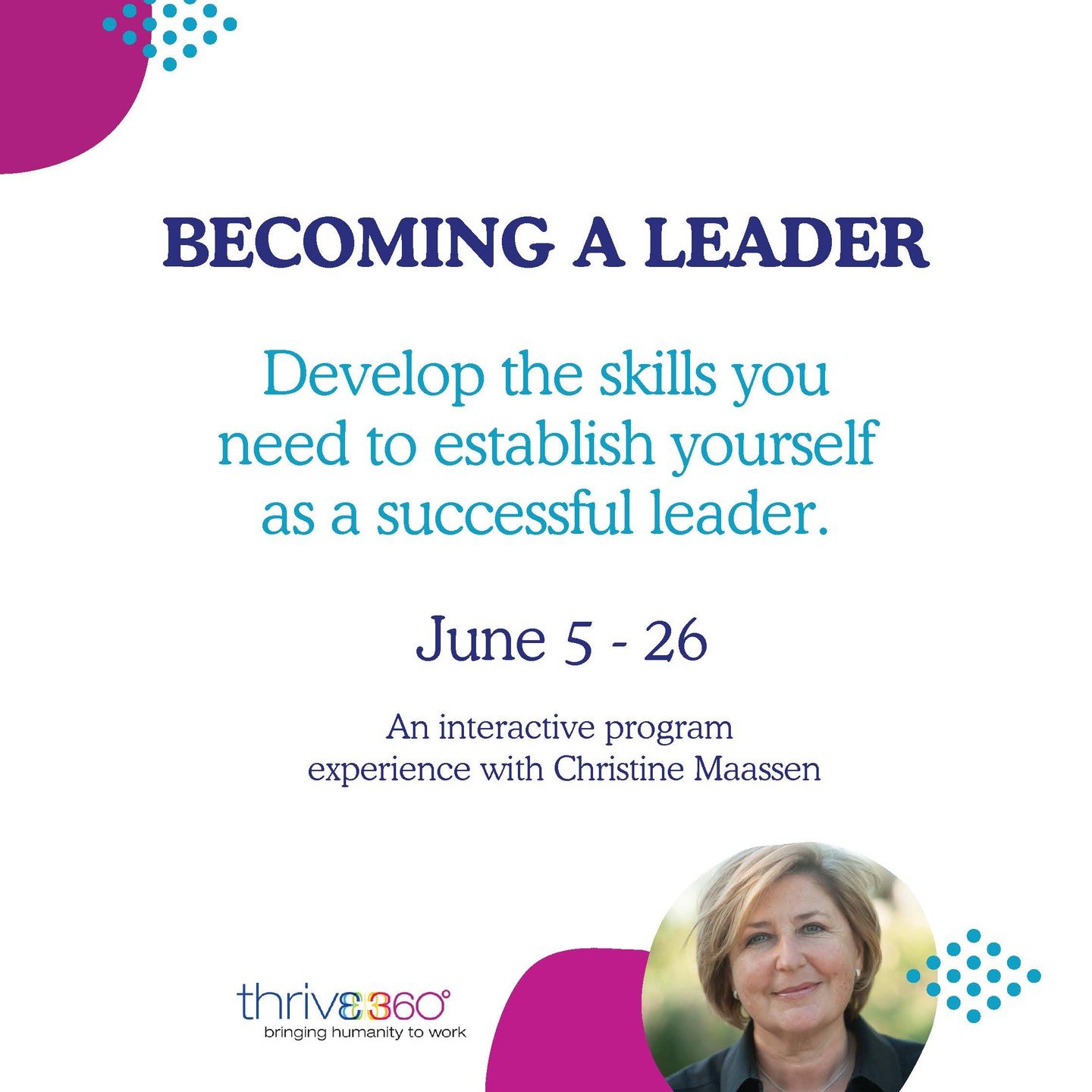 Exciting to announce our new program! Debunk common leadership myths and become the leader you aspire to be. Join our &quot;Becoming a Leader&quot; course and gain the skills, insights, and confidence to lead with impact. Early bird pricing available