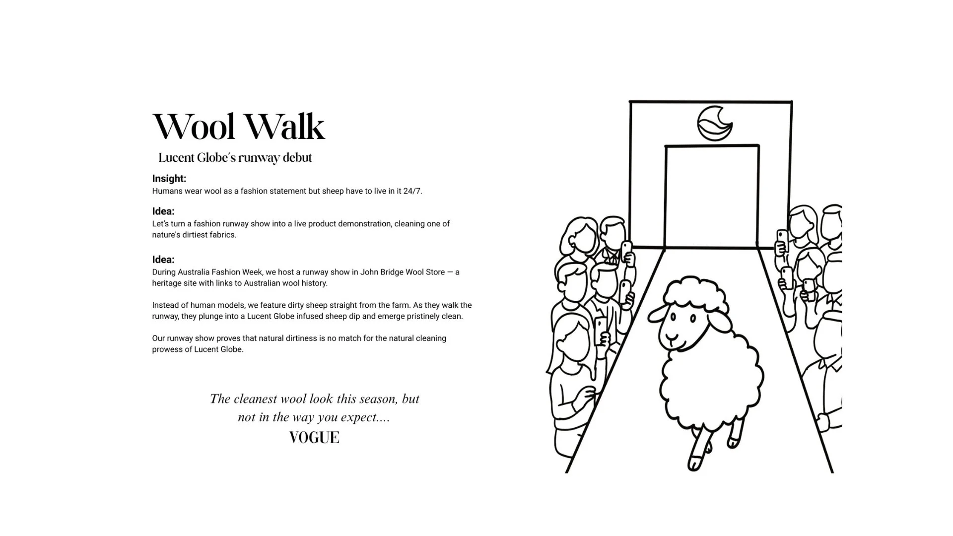 PR: Wool Walk (Lucent Globe)