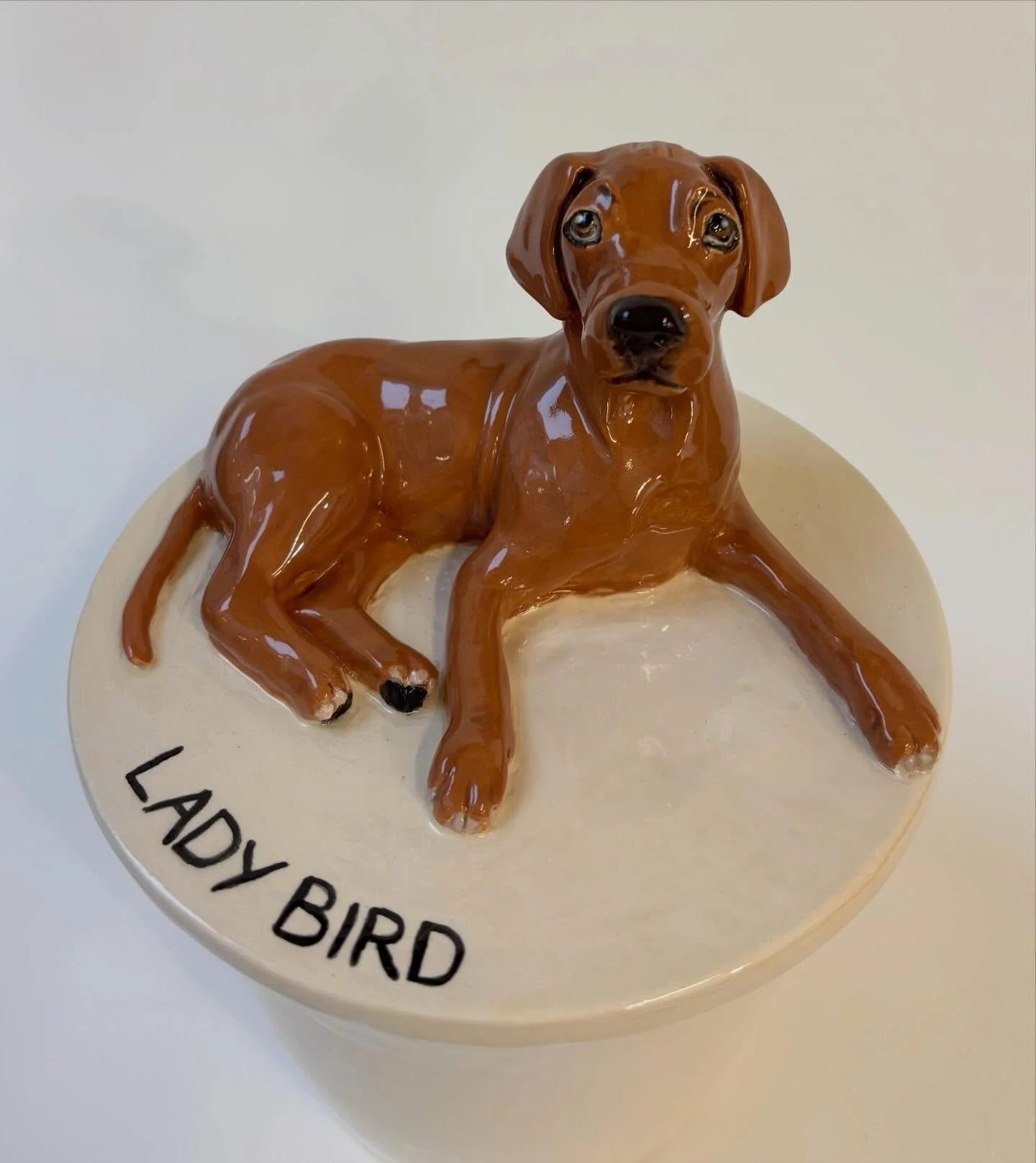 Thank you Karen , 🤎 
Treat canister for Lady bird