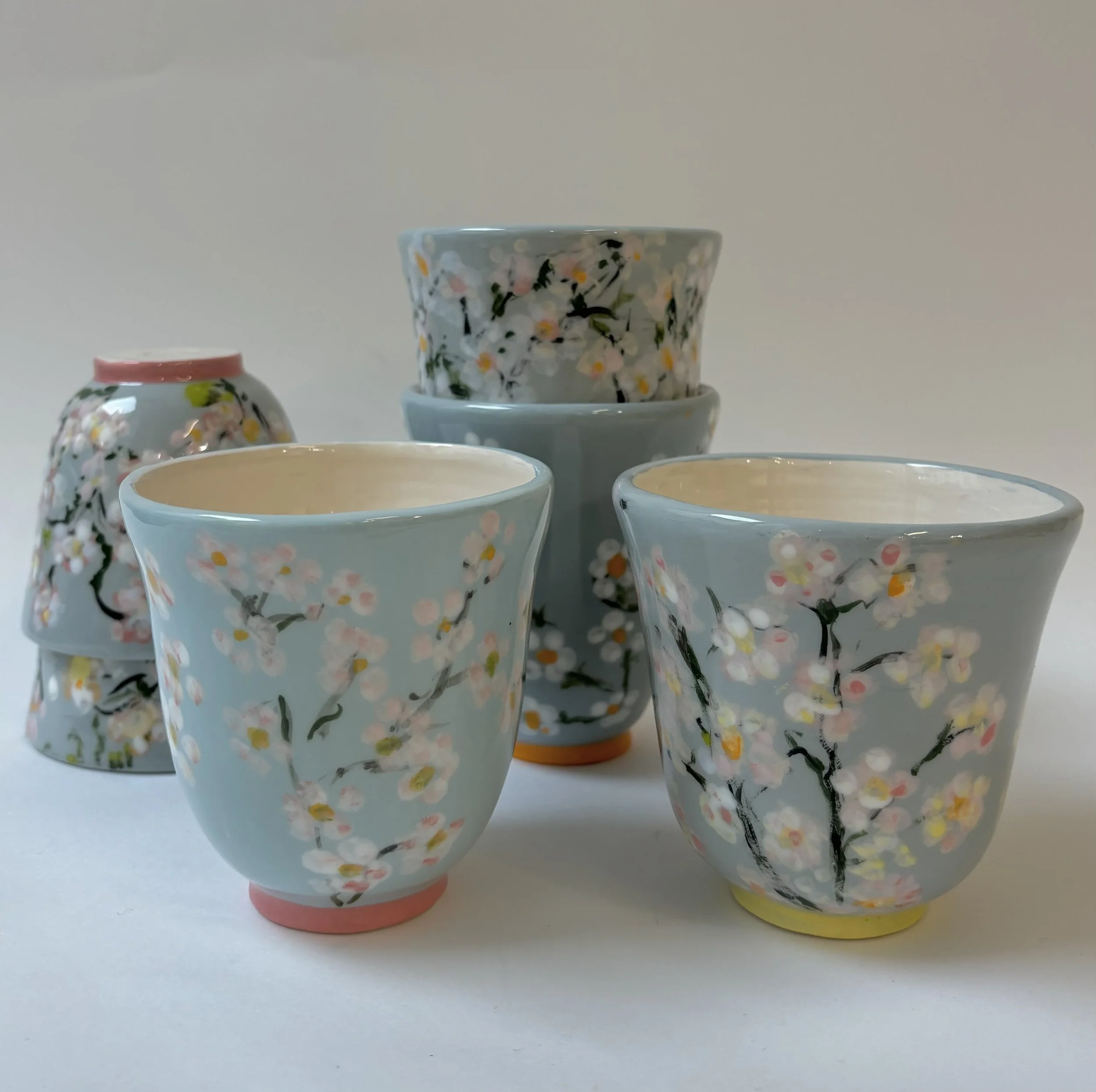 Tasses fleurs