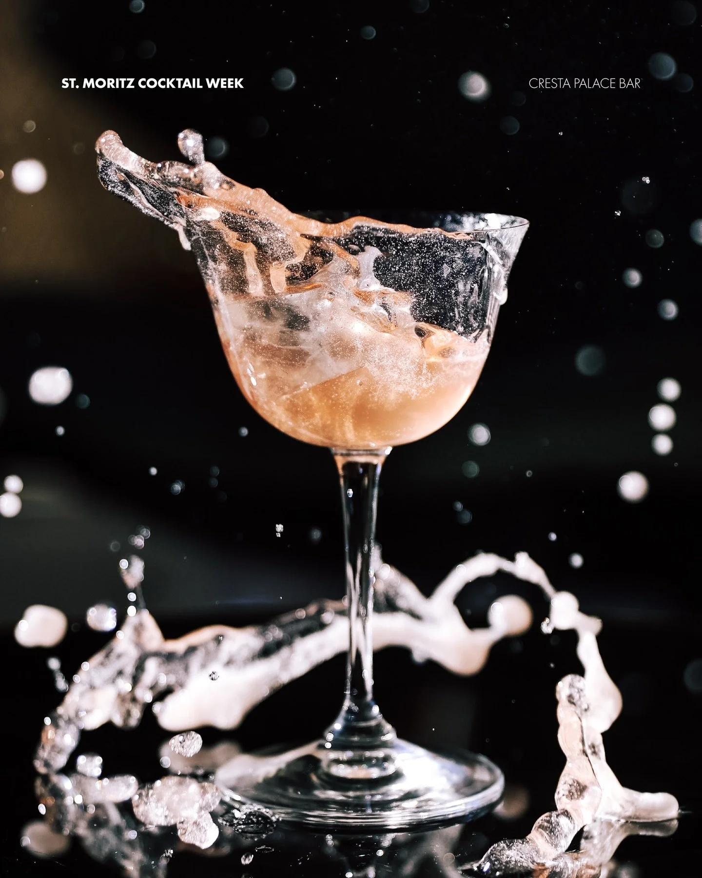 Filo Rosso made with:

Campari
Italicus Rosolio di Bergamotto
Chili Pepper
Tomato &amp; Basil

#SMCW26 #StMoritzCocktailWeek #stmoritz #crestapalace