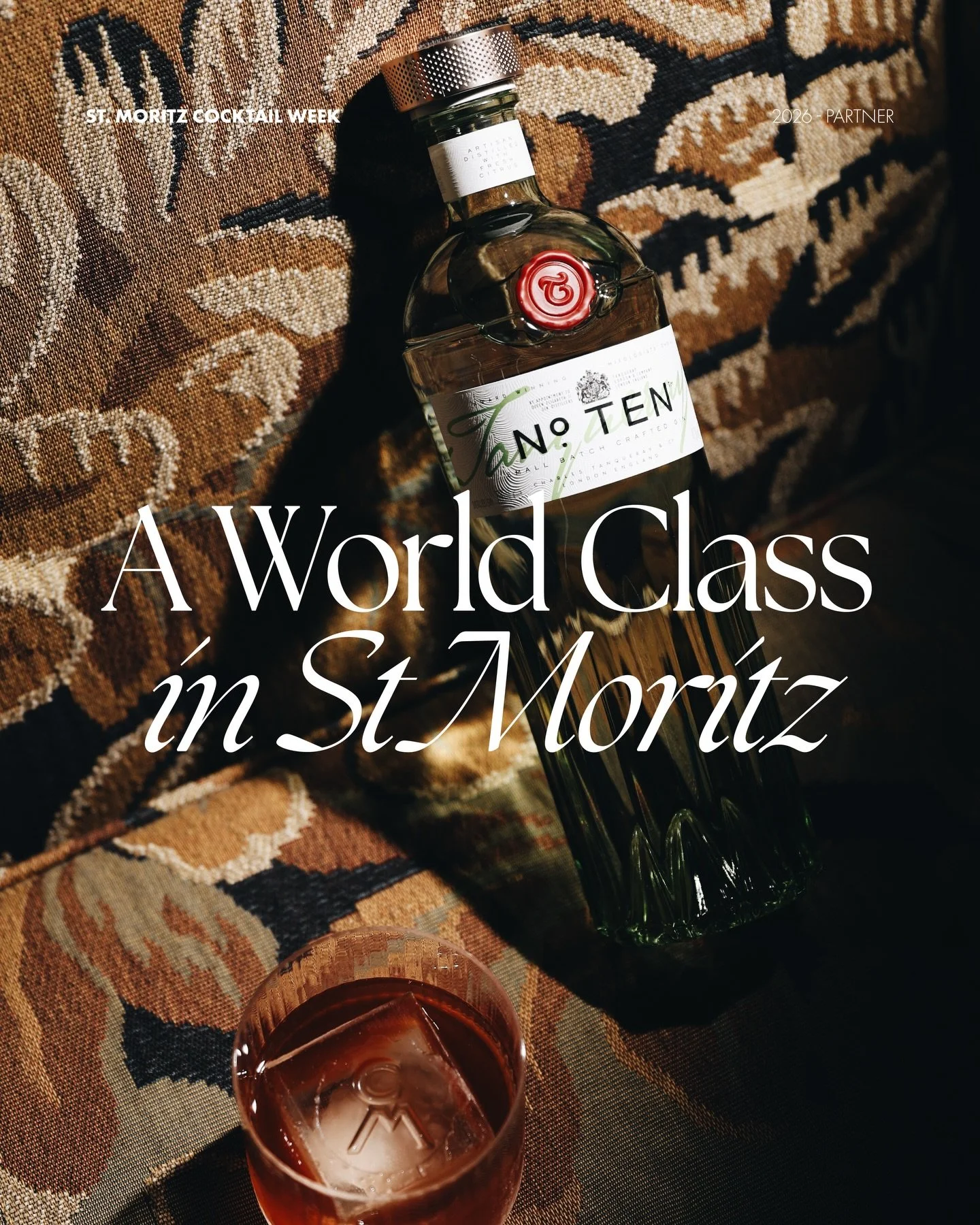 Diageo meets the elegance of St. Moritz in this edition, serving as the heart of contemporary cocktail
culture with its iconic Tanqueray No. Ten, its 0.0 version (because we love alcohol-free cocktails too), and
the new Johnnie Walker Black Ruby. The