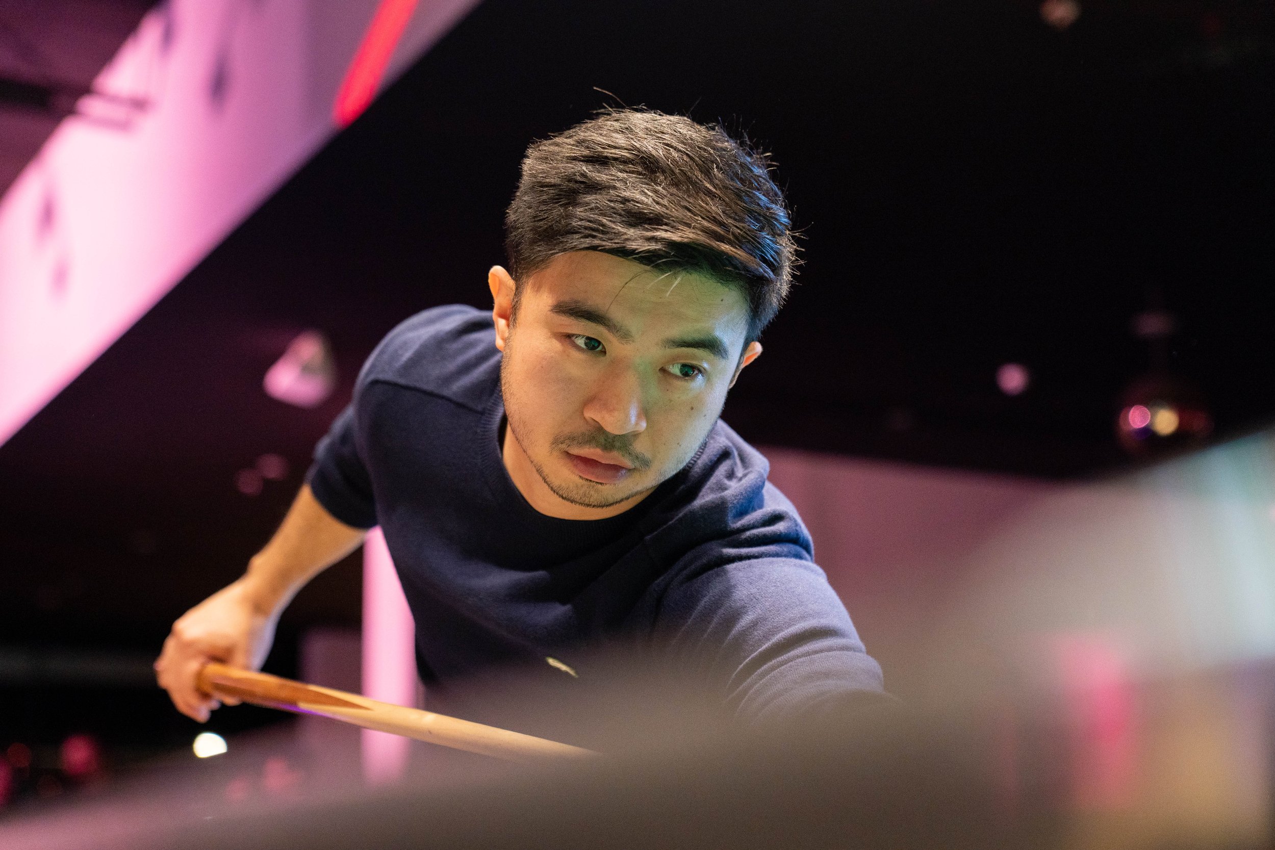 playing pool