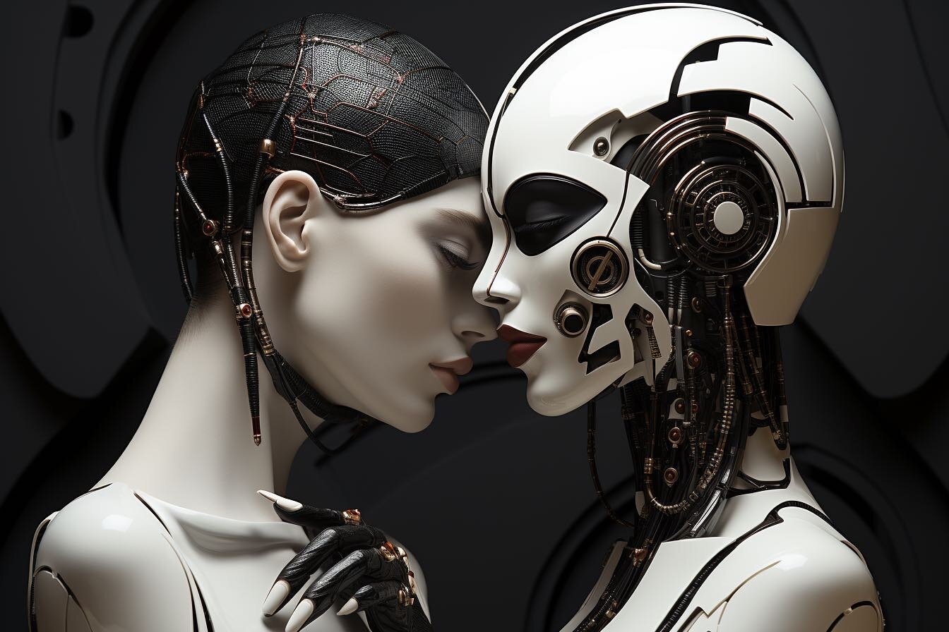 Confidential 
.
.
.
#genaigirl #scifiart #sciencefictionart #futuristicart
#mechart #dystopianart
#robotics #bionics #love #exmachina #utopiaart #technoart #robots #uncannyvalley
#futurismart #surreal
#proceduralart #scifiworld
#scifilover #scifiprin