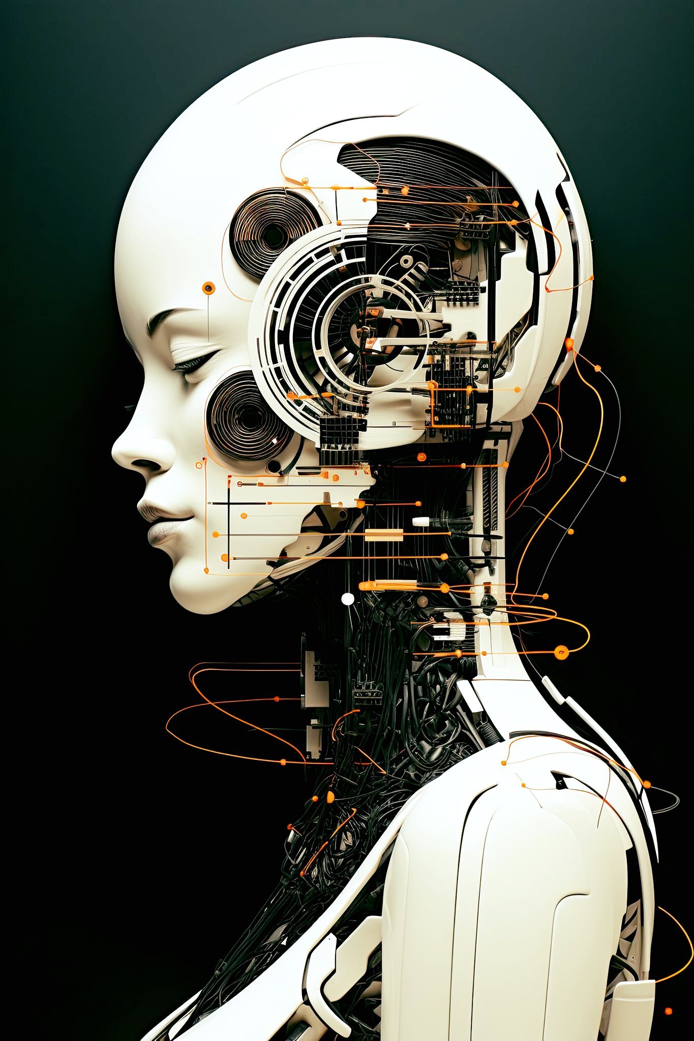 Model APA pro-Serie 9T through testing.
.
.
.
#genaigirl #planetbpop #scifiart #sciencefictionart #futuristicart
#mechart #dystopianart
#robotics #bionics #love #exmachina #utopiaart #technoart #robots #uncannyvalley
#futurismart #surreal
#procedural