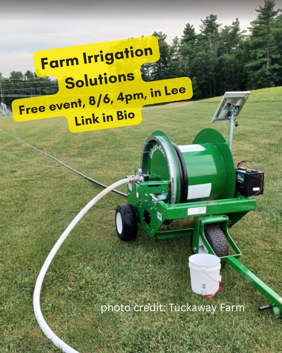 Irrigation components, design, finding a water source, how to get assistance - join us to learn about it all! This is a part of our climate resilience grant program &amp; workshop series. Follow the events link in straffordccd bio, free event, please