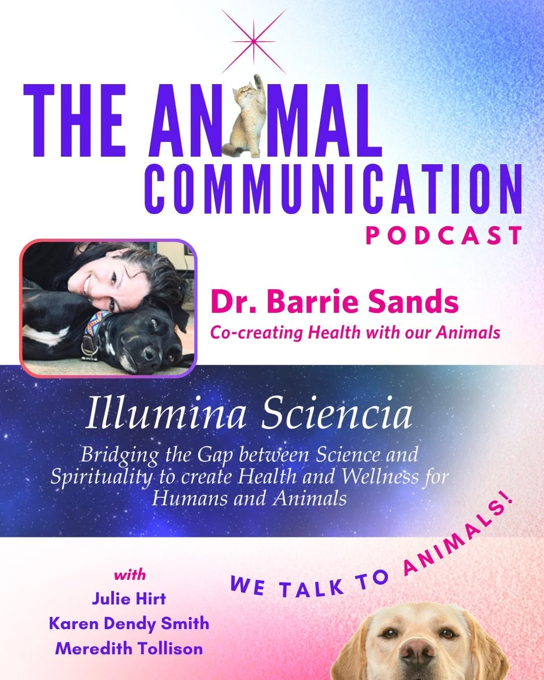 💖 NEW EPISODE: Dr. Barrie Sands: Co-creating Health with our Animals

We learned so much about how our energy affects each other and how we can support a higher more healthy frequency for our animal family and ourselves.

@dr.barriesands is a veteri