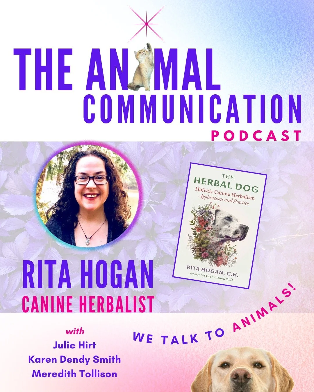 🐾💖 SEASON 3 NEW EPISODE! 🐾💖
 In this powerful and wide-ranging conversation, we&rsquo;re joined by clinical canine herbalist and author @canineherbalist Hogan to explore what it truly means to connect - with our dogs, with plants, and with the li