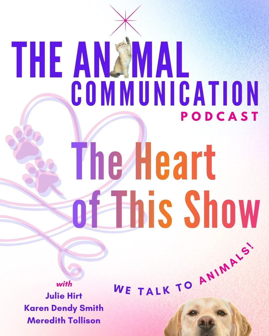 💖🐾 NEW EPISODE: The Heart of the Show 💖
In this deeply personal episode, @juliehirt_intuitive , @karendendysmith_intuitive , and @meredithtollison reflect on why The Animal Communication Podcast exists and how the animals themselves have shaped it