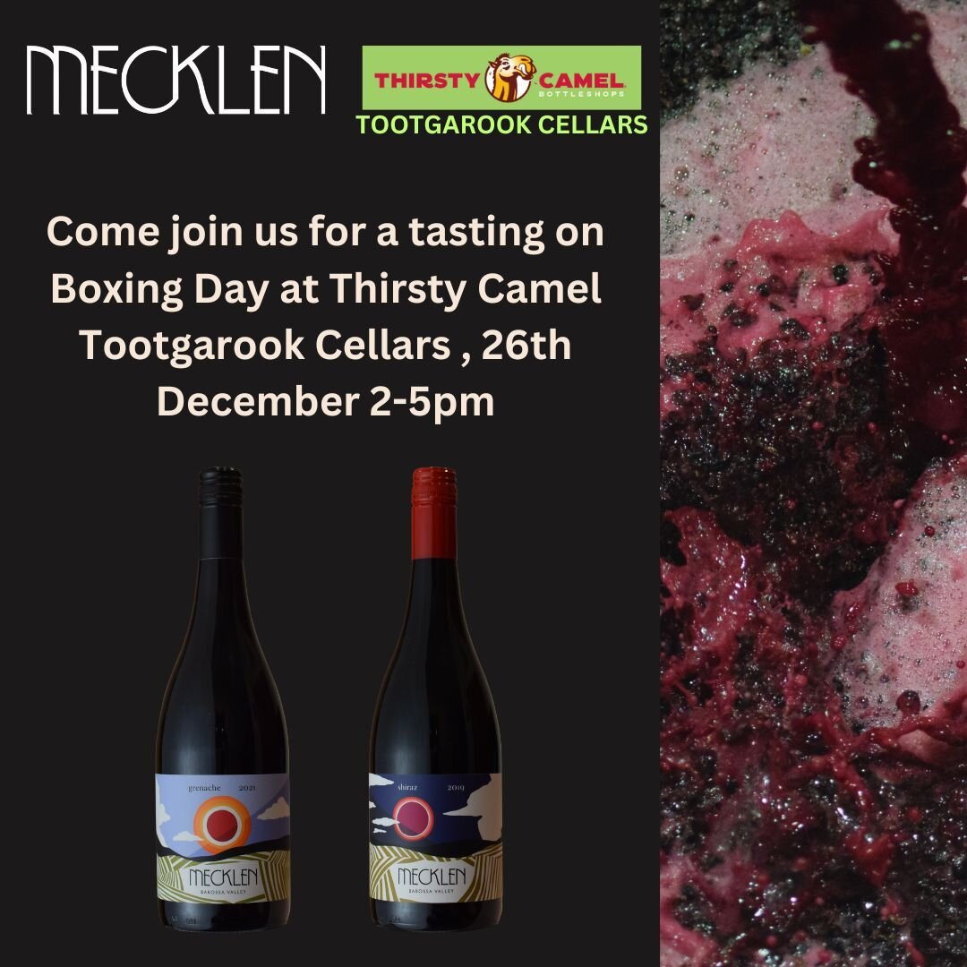 Come join us at Tootgarook Cellars on Boxing day for a tasting, 26th December 2-5pm

#winelover #barossavalley #grenache #grenacheshiraz #shiraz #vino #winetasting #oldvine