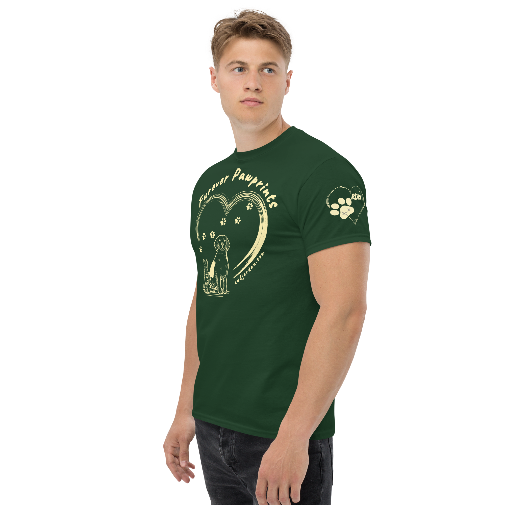 unisex-classic-tee-forest-green-left-front-6876850fa532a.png