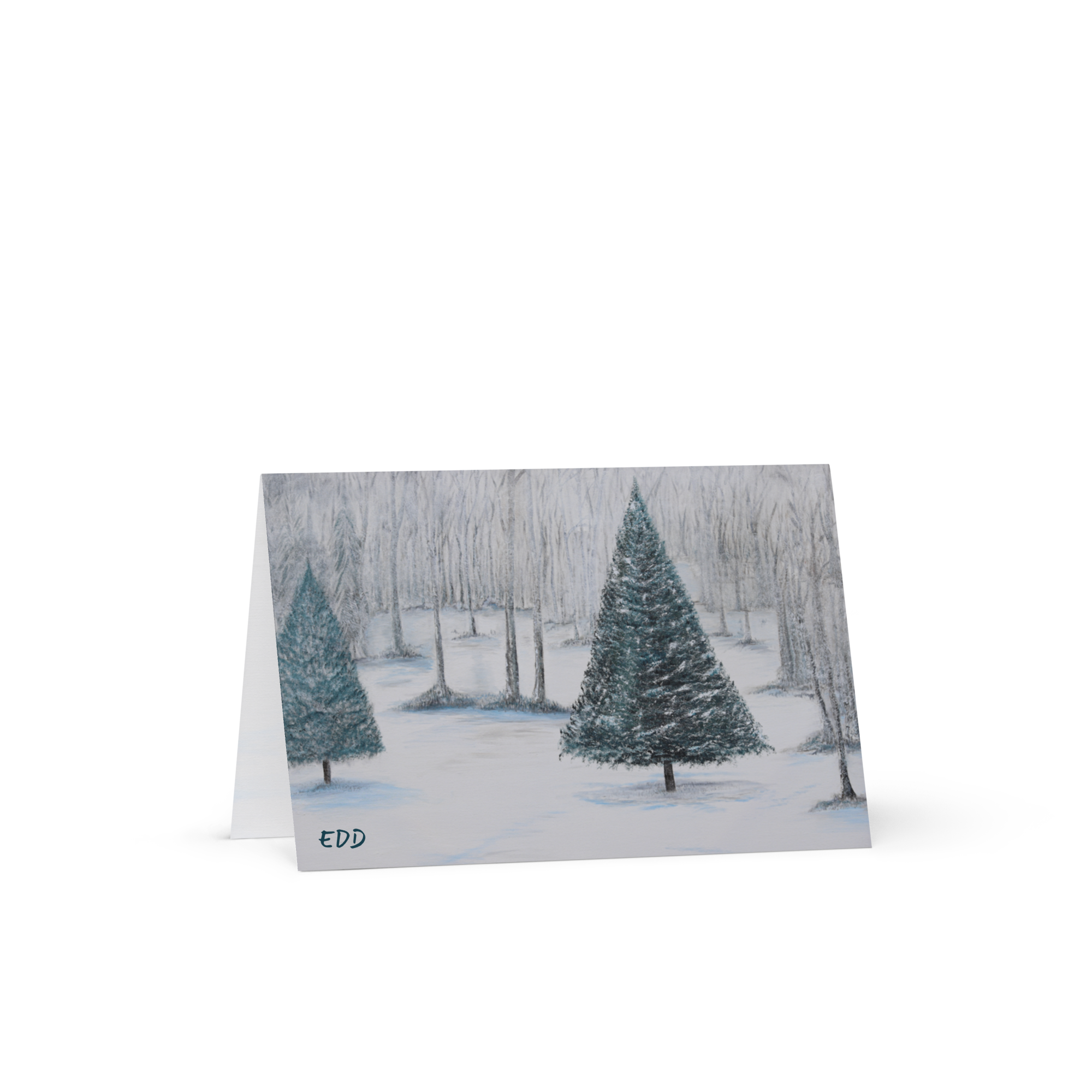 RDRY Woodland Evergreens Greeting Card